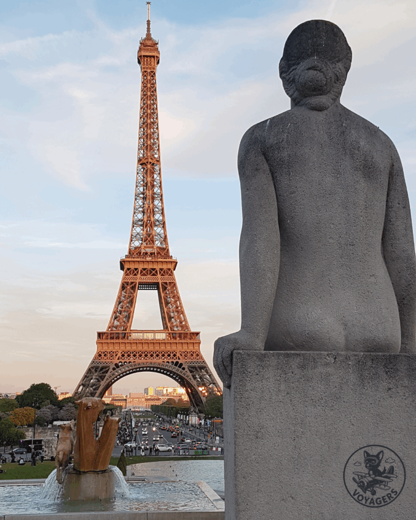 La tour Eiffel - vue du face