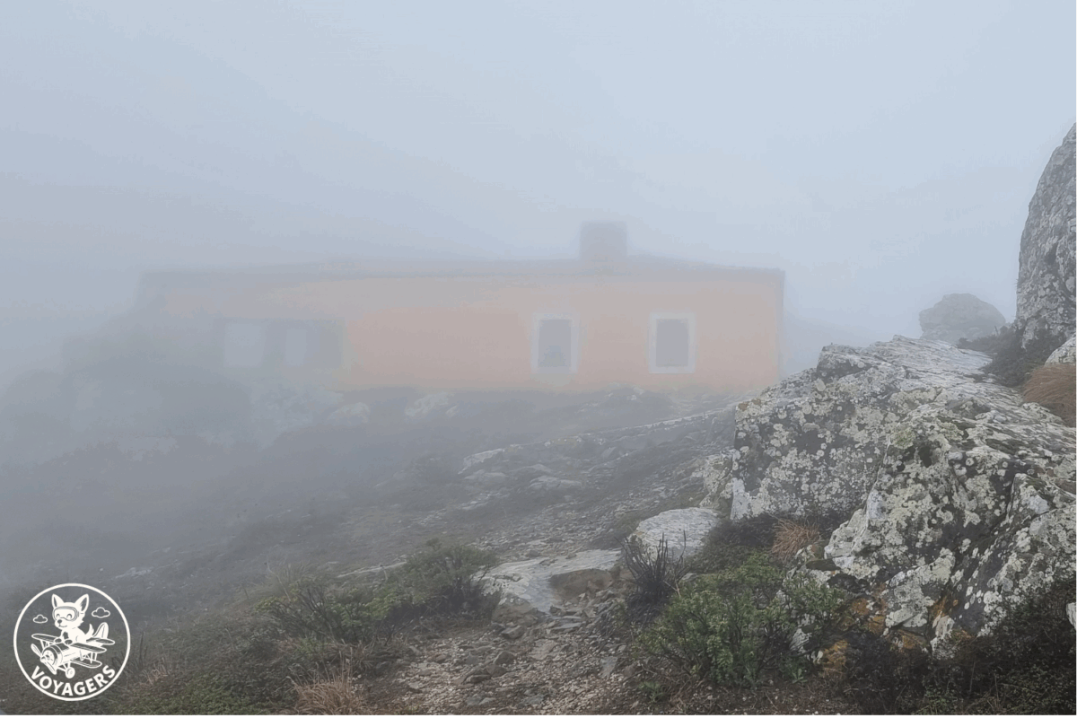 Sanctuaire de Peninha - La vue sous la brume