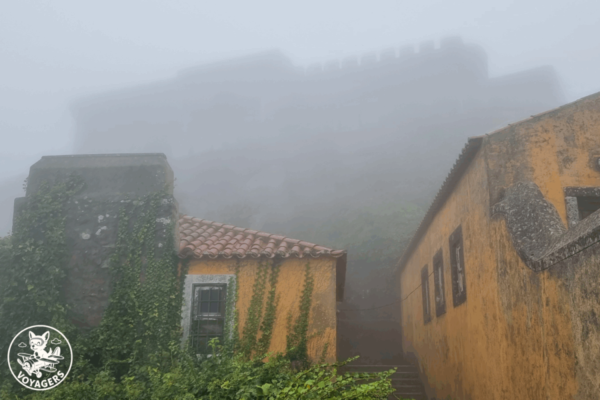 Sanctuary of Peninha - Palace in the mist