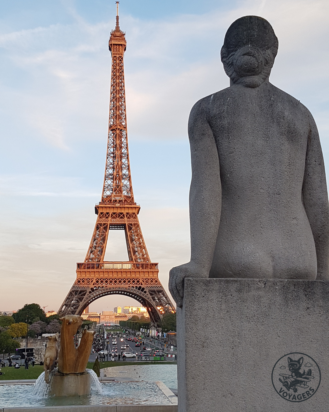 The Eiffel Tower – front view